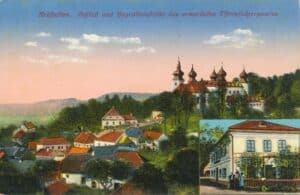 Artstetten 1915 mit Kienberger's Gasthaus