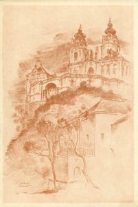 Stift Melk Künstlerkarte