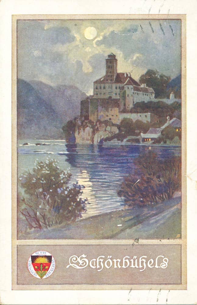 Schönbühel 1911 Künstlerkarte
